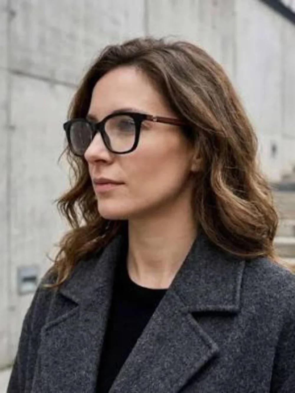 Gucci GG1864O 003 Square Eyeglasses 50mm - Red Havana
